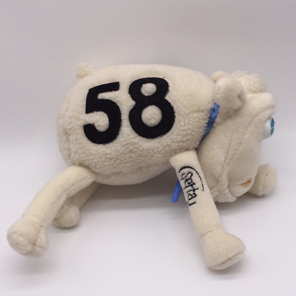 Serta 58 Counting Sheep Plush Advertising Toy Stuffed Animal Lamb Mascot